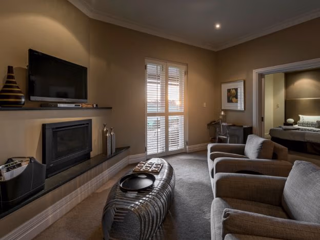 The Louise South Australia Barossa The Louise Suite - Premium Suite living room - Photographer John Montesi