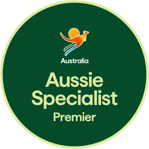 Tourism Australia Aussie Specialist Premier badge